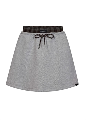 Maxi sweat Pull-On skirt Grey Melange HAUTE L'AMITIÈ